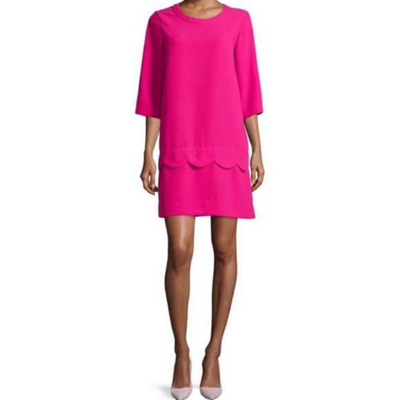 Kate Spade Pink Scalloped 34 Sleeve 